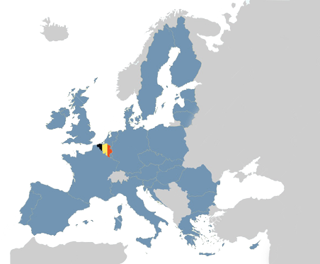 Europe-la-carte-avec-le-drapeau-de-la-Belgique500