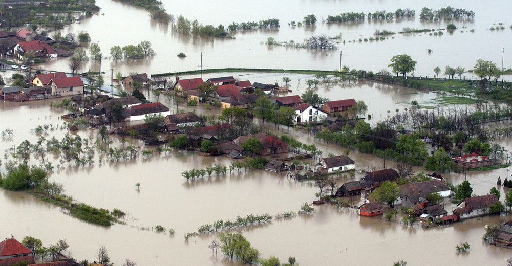 flooded-house-aerial-view-stentor application Acoustic Hailing Device -Acoustic Hailing -Speaker